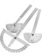 14 cm 180 Derece Iletki Metal Açı Bulucu Gonyometre Açı Cetvel Paslanmaz Çelik Ağaç Işleme Araçları Döner Ölçüm Cetveli 100/150 (Yurt Dışından) 2