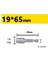 19MM Güçlü Manyetizma Hex Bit Socke 1/4 "hex Shank Darbe Soket Somun Tornavida Elektrikli Matkaplar Için Darbeli Sürücüler Soket Seti Araçları (Yurt Dışından) 1