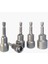 18MM Güçlü Manyetizma Hex Bit Socke 1/4 "hex Shank Darbe Soket Somun Tornavida Elektrikli Matkaplar Için Darbeli Sürücüler Soket Seti Araçları (Yurt Dışından) 3