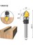 V. Kanal Açma 6.35X12.7 1/4 "6mm Shank Desen Bit Gömme Trim Bit Düz Bit Rulman Menteşe Zıvana Açma Yönlendirici Bit Ahşap Giyotin Kesici (Yurt Dışından) 1