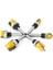 V. Kanal Açma 6.35X12.7 1/4 "6mm Shank Desen Bit Gömme Trim Bit Düz Bit Rulman Menteşe Zıvana Açma Yönlendirici Bit Ahşap Giyotin Kesici (Yurt Dışından) 5