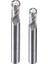 R2X4DX50L Gutong HRC45 55 65 2 Flüt Bilyalı Uçlu Değirmen Tungsten Karbür Kesici Cnc Router Bit Freze Aracı R0.5 6mm 8mm 10MM Metal Freze (Yurt Dışından) 4