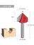 07 1 Adet 1/4 "6.35MM 6mm Shank Freze Kesicisi Ahşap Oyma 90 V Tipi Planya Kesici Oyma Kanal Açma Araçları Yönlendirici Bit Seti Güvenlik (Yurt Dışından) 1