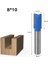 8X10MM 8 mm Shank 2 Flüt Düz Uç Ağaç Işleme Araçları Freze Uçları Ahşap Tungsten Karbür Parmak Freze Freze Kesicisi Seti 6 8 10 12 20MM (Yurt Dışından) 1