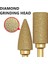 Mermi 8x6 6mm Vakum Kaynaklı Elmas Taşlama Kafası Çapaklar Gravür Matkap Uçları Taş Alaşım Yeşim Soyma Dökme Demir Parlatma Oyma Araçları (Yurt Dışından) 2