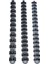 Siyah 3 Adet Soket Düzenleyici Tepsi Plastik Soket Tutucu 340 mm Soket Tutucu 1/4 "3/8" 1/2 "lokma Anahtar Organizatör (Yurt Dışından) 4