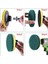 Mavi (2500) 5 Adet 4 Inç Naylon Parlatma Pedi Temizlik Bezi Ovma Pedi Endüstriyel Ovma Pedleri 240/400/800 # Fit 4 "kanca Döngü Zımpara Pedleri (Yurt Dışından) 3