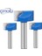 8X10MM Mavi 8mm Shank Ahşap Yönlendirici Bit Temizleme Alt Freze 2 Flüt End Mill Ağaç Işleme Araçları 15MM 20MM 22MM 25MM 30MM 32MM (Yurt Dışından) 2