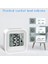 1 Adet Beyaz Mini Dijital Termometre Higrometre LCD Ekransıcaklık Nem Ölçer Sensörü Kapalı Oda Ölçer Hava Istasyonu (Yurt Dışından) 4