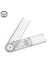 1 Adet 0-140MM 360 Derece Gonyometre Açısı Tıbbi Omurga Açısı Cetvel Açı Inklinometre Cetvel Iletki Açı Bulucu Ölçme Aracı (Yurt Dışından) 4