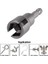 1 Adet Kelebek Cıvata Lokma Anahtar 6.35MM Hex Shank Soket Adaptör Somunu Güç Aracı Için Oluklu Elektrikli Tornavida Kol (Yurt Dışından) 2
