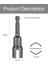 2 Adet 1/4in Kanat Somun Matkap Ucu Lokma Anahtar 6.35MM Hex Shank Soket Adaptör Somunu Elektrikli Matkap Adaptörü Oluklu Elektrikli Tornavida (Yurt Dışından) 3