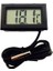 Siyah 1pc Gömülü Sıcaklık ve Nem Ölçer Mini LCD Dijital Termometre Higrometre Kapalı Uygun Sıcaklık Sensörü (Yurt Dışından) 1