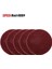 Kırmızı 400 5 Adet 4'' Matkap Güç Fırça Kiremit Scrubber Ovma Parlatma Pedi 240 400 800 Ev Temizlik Bezi Aracı Banyo Zemin Küvet (Yurt Dışından) 1
