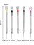 1.0 3 Adet 0.8-1.6mm Taşınabilir Çelik Tornavida Saat Tamiri Için Izle Araçları Bant Kaldırma Mini Bağlantı Pimleri ile Saatçi Alet Takımı (Yurt Dışından) 3