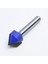 1 Adet 1/4 "shank 90 Derece V Oluk Şablon Yönlendirici Bit-5/8" x 17.3mm Ahşap Freze Kesicisi Yönlendirici Bit Karbür Ahşap Gravür Bit (Yurt Dışından) 4