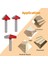6X16X90 Nxwınd 3D V Tipi Planya Kesici Bit Yönlendirici Bit Cnc Katı Karbür Kesiciler Ağaç Işleme Freze Kesicisi Ahşap Bit Yüz Mill (Yurt Dışından) 5