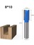 8X10 1 Adet 8mm Shank Düz Ağaç Işleme Yönlendirici Bit Seti Ahşap Kesici 6/8/10/12/14/18/20MM Kesme Çapı Millingflush Trim Bit Aracı (Yurt Dışından) 5