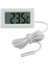 Beyaz 1 Pc Gömülü Sıcaklık ve Nem Ölçer Mini LCD Dijital Termometre Higrometre Kapalı Uygun Sıcaklık Sensörü (Yurt Dışından) 1