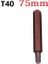 75MM-T40 Manyetik Torx Tornavida Uçları 30/75MM T20 T25 T30 T40 T45 T50 T55 Hex Shank Elektrikli Tornavida Bit Darbeli Tornavida (Yurt Dışından) 1