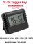 Tip H C-F Siyah Mini Iç Mekan Termometresi LCD Dijital Sıcaklık Odası Higrometre Ölçer Sensörü Nem Ölçer Iç Mekan Termometresi Sıcaklık (Yurt Dışından) 1
