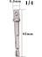 30MM 4 Adet Matkap Soket Adaptörü Darbeli Sürücü W/hex Shank Kare Soket Matkap Uçları Bar Uzatma 1/4 "el Alet Takımı Soketler (Yurt Dışından) 3