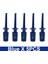 Mavi x 5 Adet 5 Adet Mini Tek Test Kanca Klip Test Probu Elektronik Test Için Ic Kapmak Büyük Yuvarlak Timsah Klip Kanca Testi Klip (Yurt Dışından) 1