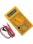 Sarı 2 Renkli LCD Dijital Multimetre Ac/dc 750/1000 V Dijital Mini Multimetre Probu Voltmetre Ampermetre Ohm Test Cihazı Metre Ölçer (Yurt Dışından) 1