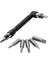 10 Adet Bit Mini L Şeklinde Çift Kafalı Lokma Anahtar 1/4 "6.35MM Tornavida Uçları Yardımcı Alet ve Tornavida Bit Seti El Aleti Kiti (Yurt Dışından) 5