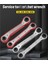 A-140X11MM Kompresör Cırcır Anahtarı 1/4-3/8 3/16-5/16 Kare Anahtar Mekanik Atölye Araçları Anahtar Seti Klima Soğutma (Yurt Dışından) 3