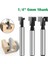 6.35X7.96MM 1/4 "shank 6mm T Yuvası Kesici Yönlendirici Bit Seti Altıgen Cıvata Anahtar Delik Uçları T Planya Freze Ahşap Ağaç Işleme Için Matkap Uçları (Yurt Dışından) 2