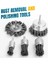 Düz 75X6MM Lonbor Pas Temizleme Parlatma Araçları Paslanmaz Çelik Tel Tekerlek Fırçaları Açı Öğütücü Gadget Döner Aracı Parlatma Fırçası Dropship (Yurt Dışından) 2