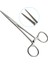 Kavisli 12.5 cm Paslanmaz Çelik Kavisli Uç ve Düz Uçlu Forseps Kilitleme Kelepçeleri Hemostatik Forseps Arteriyel Forseps Kelepçe Balık Kancası Pense (Yurt Dışından) 2