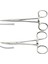 Kavisli 12.5 cm Paslanmaz Çelik Kavisli Uç ve Düz Uçlu Forseps Kilitleme Kelepçeleri Hemostatik Forseps Arteriyel Forseps Kelepçe Balık Kancası Pense (Yurt Dışından) 3