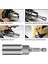 5 Adet 5.5-19MM Derinleştirilmiş Elektrikli Somun Tahrik Matkap Ucu Kiti Güç Aracı Darbe Soket Adaptör Soketi Anahtarı Hex Shank Hızlı Adaptör (Yurt Dışından) 4