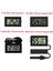 T-No Wire Beyaz Mini LCD Dijital Termometre Higrometre Uygun Sıcaklık Sensörü Enstrüman Buzdolabı Akvaryum Kapalı Için Uygun (Yurt Dışından) 2