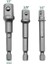 3 Adet Gümüş 1/4 "3/8" 1/2 "cırcır Anahtarı Sürücü Soket Adaptörü Dönüştürücü Redüktör Hava Etki Zanaatkar Lokma Anahtar Adaptörü El Alet Takımı (Yurt Dışından) 1