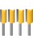 07 1 Adet 1/4 "6.35MM Shank Freze Kesicisi Ahşap Oyma Düz Tungsten Karbür Tek Çift Flüt Yönlendirici Bit Ahşap Freze Kesicisi (Yurt Dışından) 5