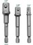 3 Adet Gümüş 1/4 "3/8" 1/2 "cırcır Anahtarı Sürücü Soket Adaptörü Dönüştürücü Redüktör Hava Etki Zanaatkar Lokma Anahtar Adaptörü El Alet Takımı (Yurt Dışından) 5