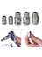 1 2X10MM 1/4 "3/8" 1/2" Cırcır Soket Adaptör Soketi Hex Bit Tutucu Dönüştürücü Anahtar Sürücü Adaptörü Hızlı Bırakma Alet Takımı Розетки (Yurt Dışından) 3