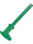 Yeşil 150MM 0-80MM Sürgülü Sürmeli Kumpas Plastik Ölçer Kumpas Çift Ölçekli Cetvel Takı Ölçüm Okul Öğrenci Ölçme Aracı (Yurt Dışından) 1