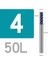 4X12X4X50 HRC65°4F Freze 1,2,3,4,5,6MM,7MM,8,9MM,10,11,12,13,20MM Yüksek Sert Parçaların Işlenmesi Için Bıçak Çapıdüz Kafalı Freze (Yurt Dışından) 1