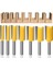 1L4X1L2X30 1/4 /6.35 mm Şaft Düz Bit Tungsten Karbür Tek Çift Flüt Freze Ucu Ahşap Freze Kesici Ağaç Işleri Için 1 Adet (Yurt Dışından) 2