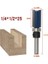25MM 1/4 "(6.35MM) Shank Gömme Trim Yönlendirici Bit Desen Bit Üst Alt Rulman Bıçağı Şablonu Ahşap Freze Kesicisi Marangoz (Yurt Dışından) 1