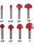 B-04 6/6.35MM Shank Yuvarlak Uçlu Yönlendirici Bit Yuvarlak Freze Kesici Ahşap Cnc Yarıçapı Çekirdek Kutusu Katı Karbür Matkap Ucu Woofworking Araçları (Yurt Dışından) 3