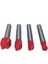B-04 6/6.35MM Shank Yuvarlak Uçlu Yönlendirici Bit Yuvarlak Freze Kesici Ahşap Cnc Yarıçapı Çekirdek Kutusu Katı Karbür Matkap Ucu Woofworking Araçları (Yurt Dışından) 5