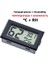 Telsiz Siyah 1 Adet Mini Dijital LCD Kapalı Termometre Higrometre Kapalı Uygun Sıcaklık Sensörü Nem Ölçer Ölçer Aletleri Kablo (Yurt Dışından) 1