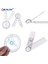 Mavi 6/8 Inç 0-360° Gonyometre Tıbbi Ortak Cetvel Kalibre Edilmiş Ortopedi Açı Kuralı Omurga Parmak Iletki Ölçme Aracı (Yurt Dışından) 2