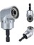 Gümüş 1/4 Hex Tornavida Bit Tutucu 105 Derece Açı Tornavida Soket Adaptör Uçları Matkap Toplu Kafa Güç Aracı Aksesuarları (Yurt Dışından) 4