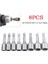 8 Adet Manyetik Somun Anahtarı 6-13MM 1/4 Inç Shank Soket Adaptörü Hex Matkap Ucu Tork Anahtarı Elektrikli Matkaplar Için Sürücüler (Yurt Dışından) 1